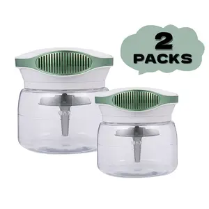 2pcs Air Purifier, Water Filter Air Washer For Home and Office, Essential Oil Aroma Diffuser With LED Lights, Air Purifier for Pets & Smokers