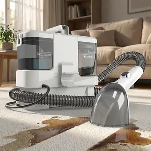 Lubluelu Spot Cleaner for Carpets & Upholstery – 450W, 13.5KPa Strong vacuum Suction for Pet Stains, Couch, Car Seats & Mattress, Self-Cleaning Hose, Dual Water Tanks carpet cleaner machine