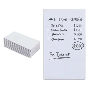 Blank Scratch Pads (10 Pack) - White Note Pads - Memo Notepads - Small Desk Scratch Paper- 4x6 Note Paper - Guest Check Book - Server Note Pads for Diners - 1,000 Total Blank Sheets - Stock Your Home
