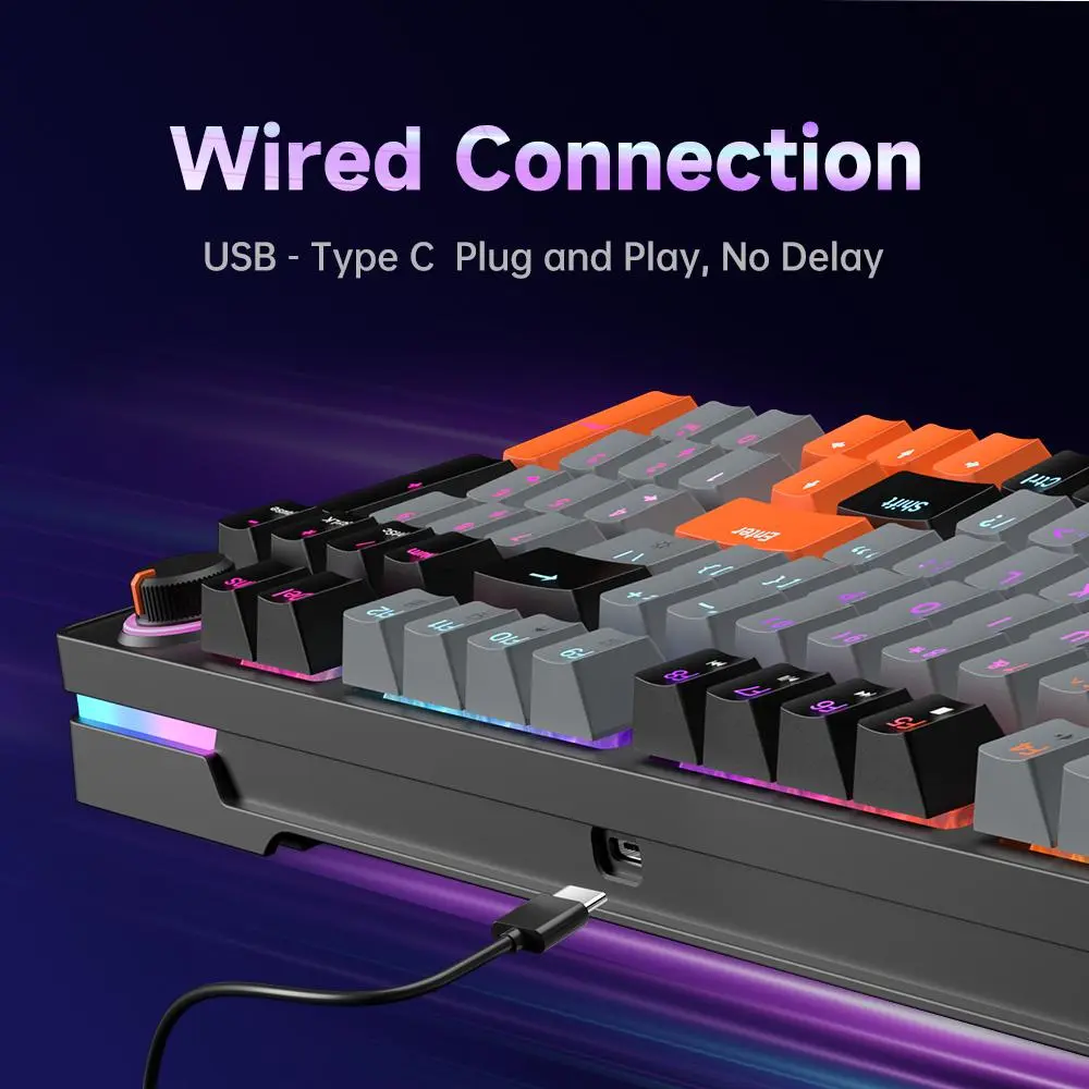 FURYCUBE x ZIFRIEND AG98 Mechanical Game Keyboard - Gasket Mount