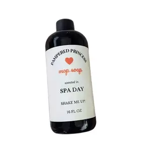 Pampered Princess Mop Soap - Spa Day Scented - Shake Me Up Formula - 16 FL OZ Bottle