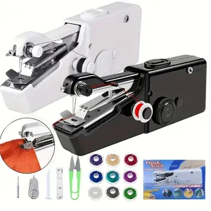 2025 Upgraded Portable Wireless Mini Sewing Machine Accessory Set - Easy To Use, Lightweight Handheld Design, Suitable For Beginners - Ideal For Quick Repair And Handicraft, Available In Multiple Colors