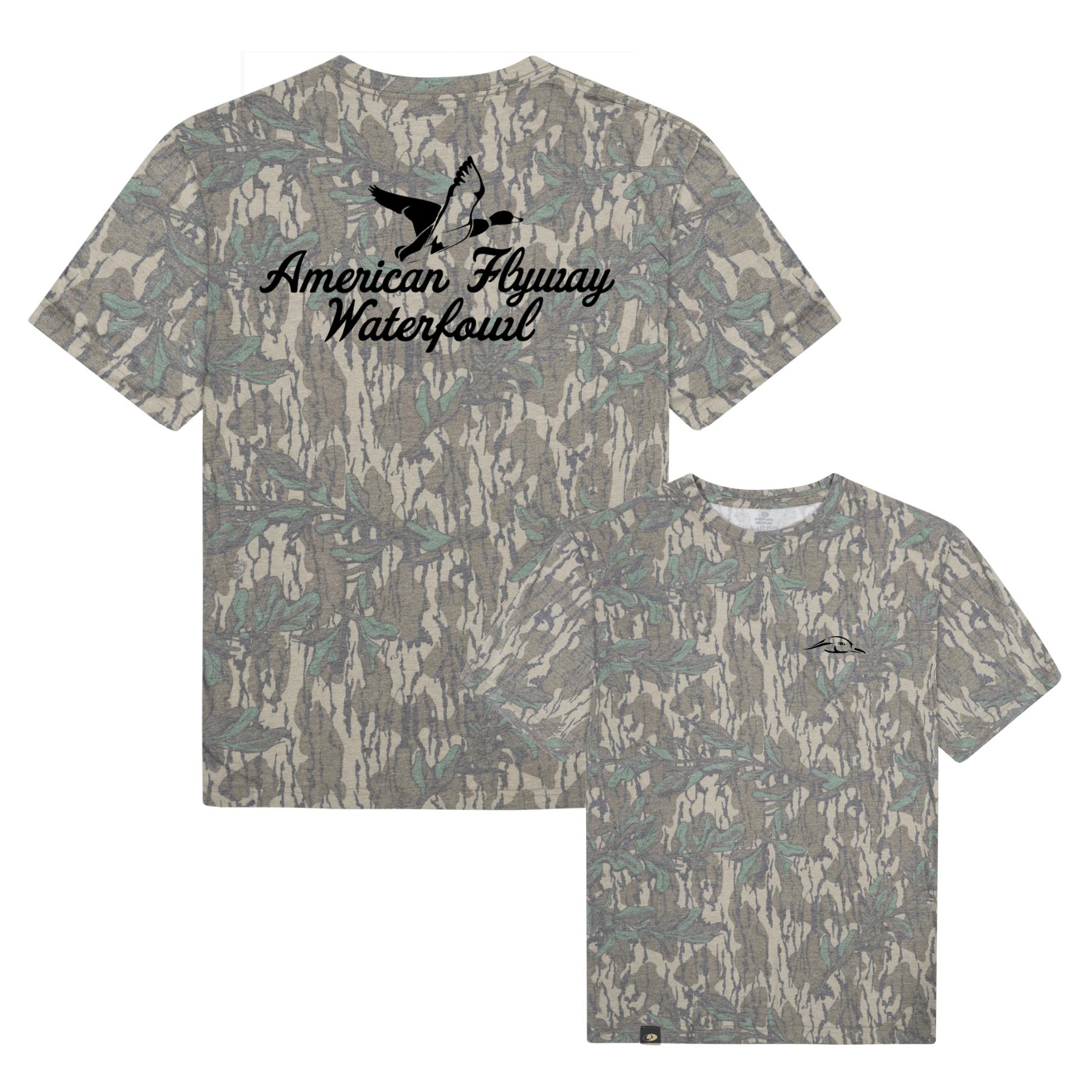 AFW Realtree Original Faded Out Tee – Premium Camo T-Shirt for Outdoor Adventures | Perfect for Hunting & Casual Wear
