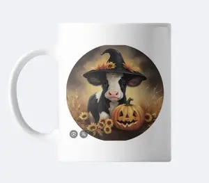 Fall-Halloween Inspired 15oz Ceramic Mug