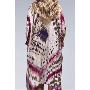 Tie-Dye Kimono: One Size Fits All