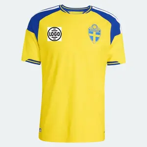 Personalized Full Set Sweden Soccer Jersey World Cup 2026, Custom Name Number Logo National Soccer Jersey J