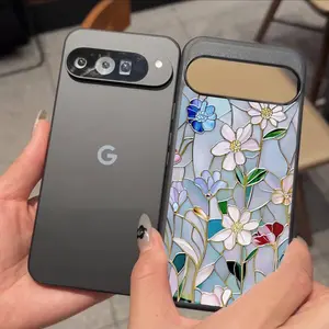Vintage Floral Flowers Phone Case for Google pixel 9 pro/9/8/7/6/6 XL, Anti-Fall Slim Protective Phone Case GGhnFGH101