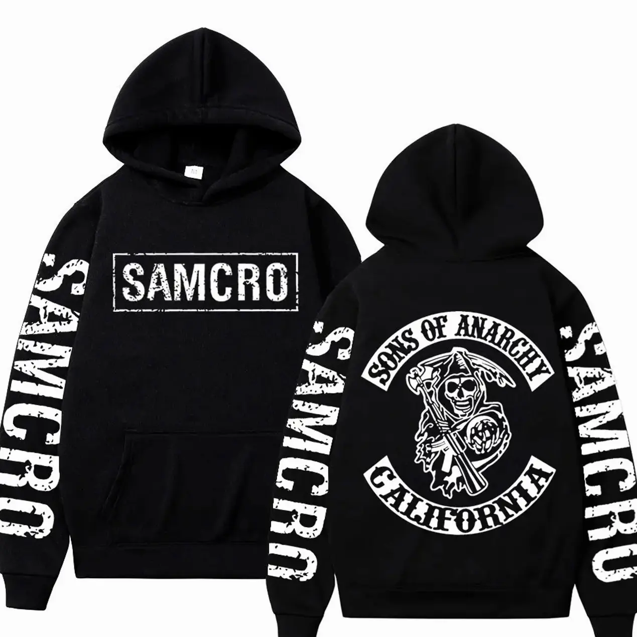 TV Play Sons of Anarchy Print Hoodie Men Women Clothing Gothic Vintage Hooded Sweatshirts Autumn Winter Fashion Casual Pullovers S21
