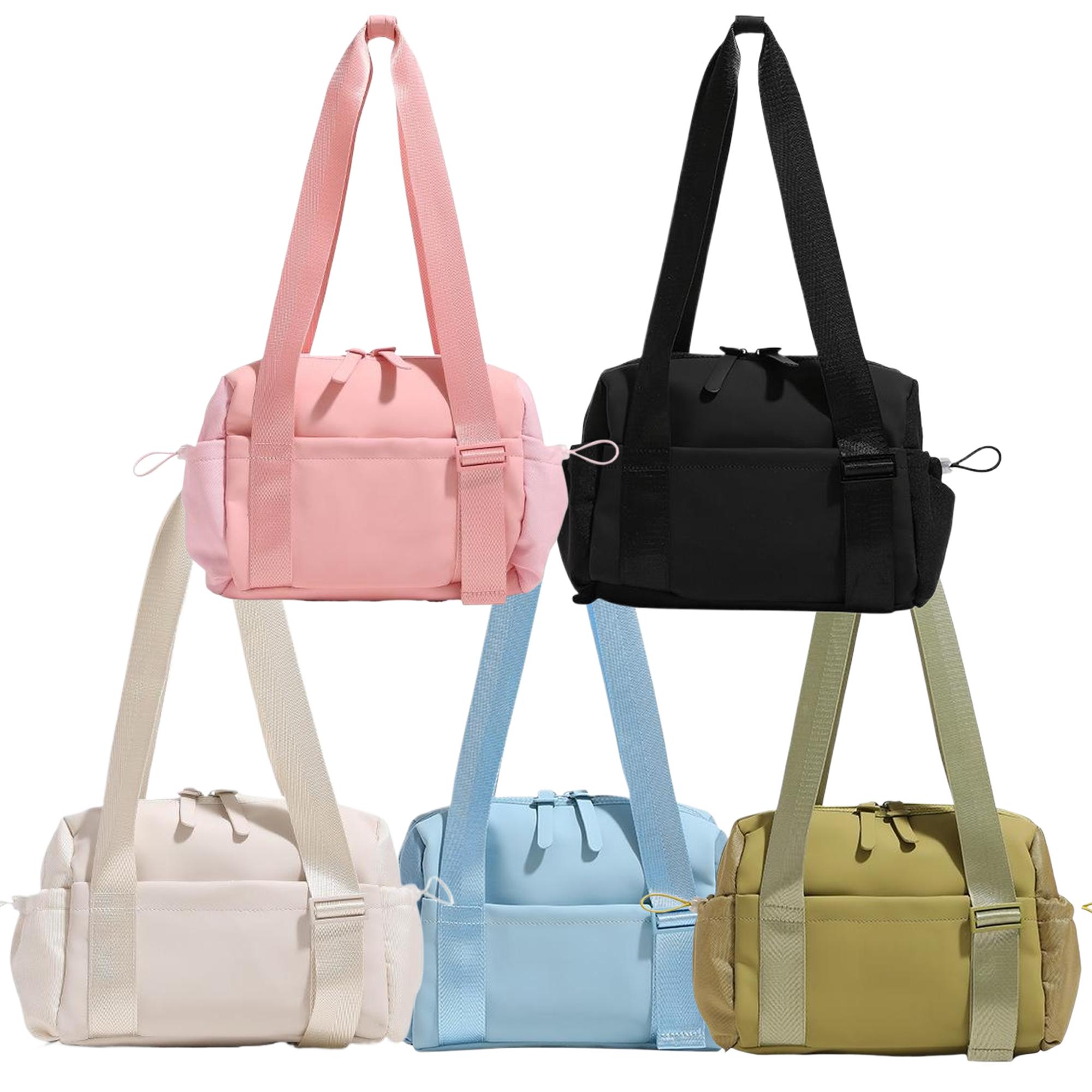 Compact Waterproof Gym Tote for Women, Lightweight Sports Duffel with Wet Pocket, Adorable Fitness Travel Bag for Pool, Beach and Daily Gym Use