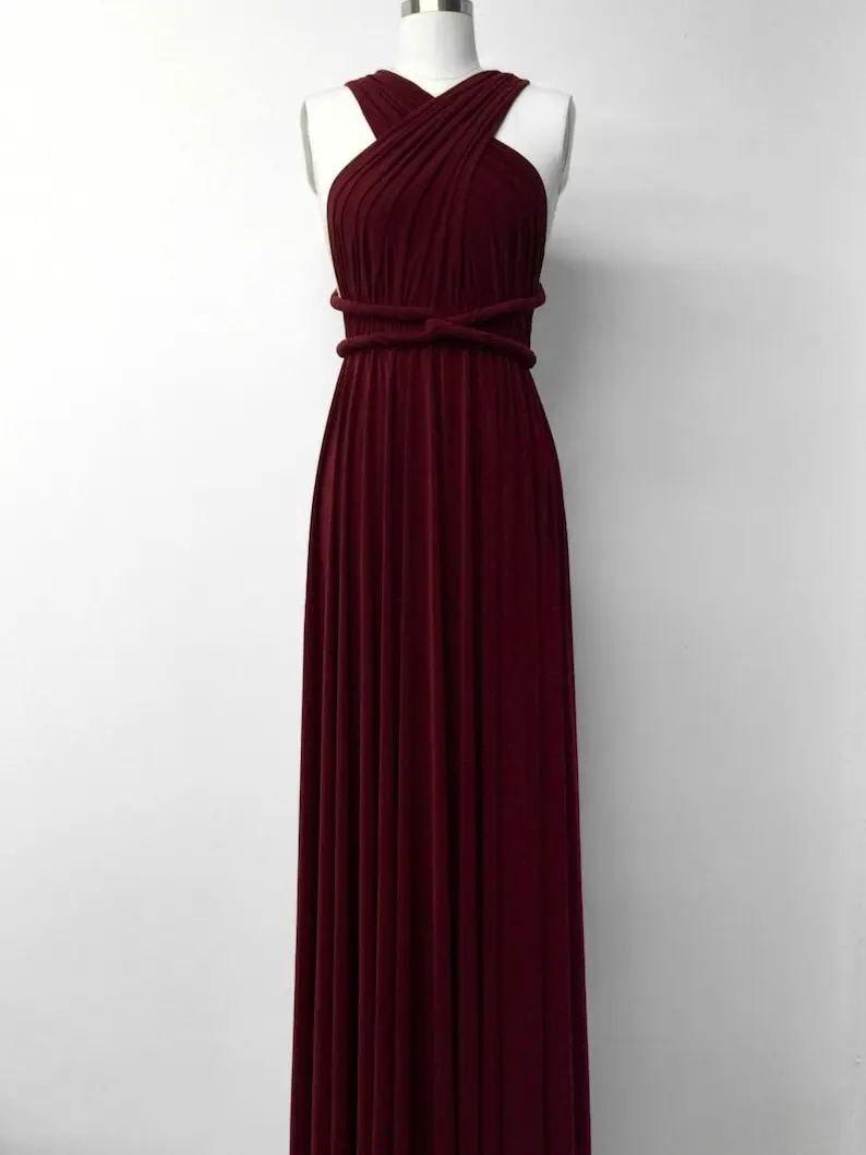 slim fit dress slacks Maxi Convertible Dress – Ashley Stewart main image 0