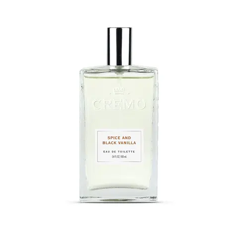 Cremo Spice & Black Vanilla Cologne Spray, Vanilla, 3.4 Fl Oz  Perfume