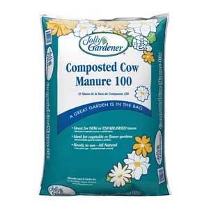 212 MAIN Organic Cow Manure, 0.75 cu ft Complete Balanced NPK Organic Fertilizer for Home Improvement & Garden Supplies Soil Needs, Soil Amendment