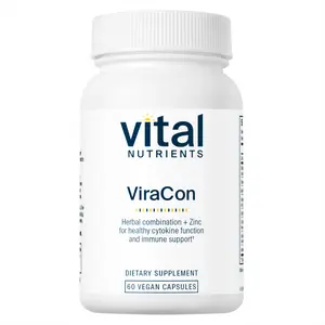 Vital Nutrients ViraCon | Vegan Immune Support Supplement* | Zinc, Elderberry, Licorice Root Extract, & Other Herbs for Comprehensive Immune Support | Gluten, Dairy, Soy Free | Non-GMO