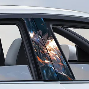 The Shiny Male Lead Designs B-Pillar Stickers for The Main Character - Durable Car Decoration, Suitable for All Cars, Suitable for Glass/Metal/Plastic/Ceramic/Wood Surfaces