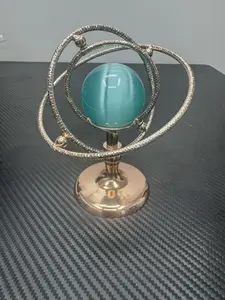 Connie(7893)gc.Cat eye sphere with galaxy stand