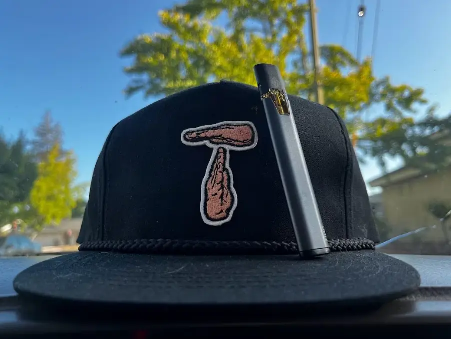 Hyphy Movement Snapback Hat - Thizz Hand Sign, Mac Dre Tribute, Bay Area Rap Fashion