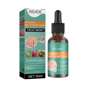 EELHOE onychomycosis repair solution, hand and foot nail soft nail thickening bright nail art concave and convex nail care solution Smooth Treatment