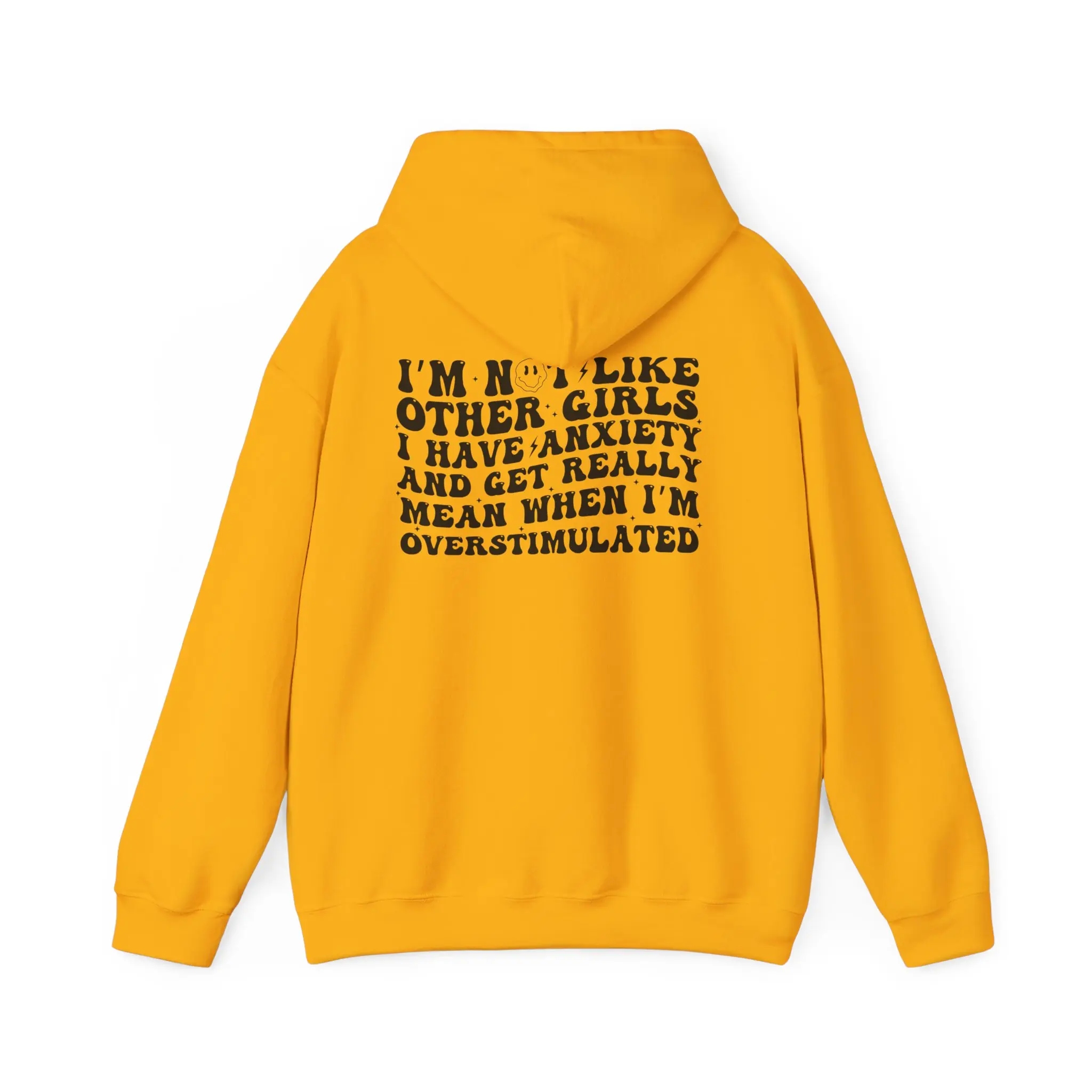 Anxiety Awareness Hooded Sweatshirt, Unisex Lightweight Hoodie, Graphic Hoodie, Mental Health Awareness Clothing, Gift for Her