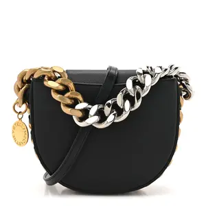 Pre-owned Stella McCartney Leather Shoulder Bags Eco Alter Nappa Mylo Frayme Black