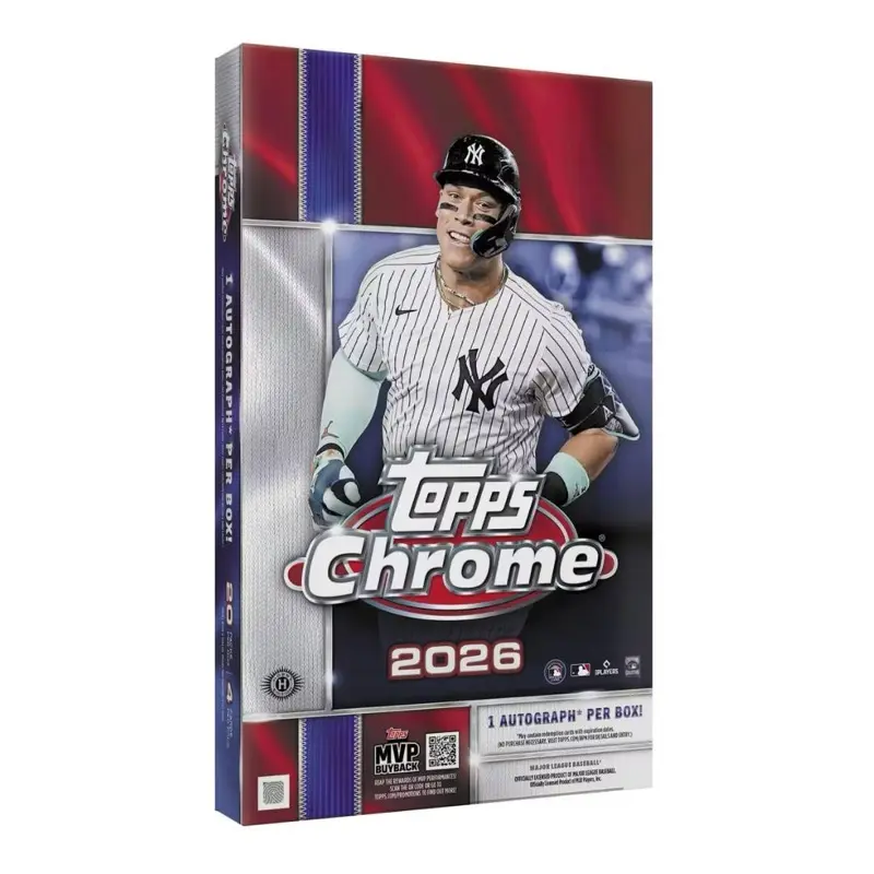 2026 Topps Chrome Baseball Hobby Box