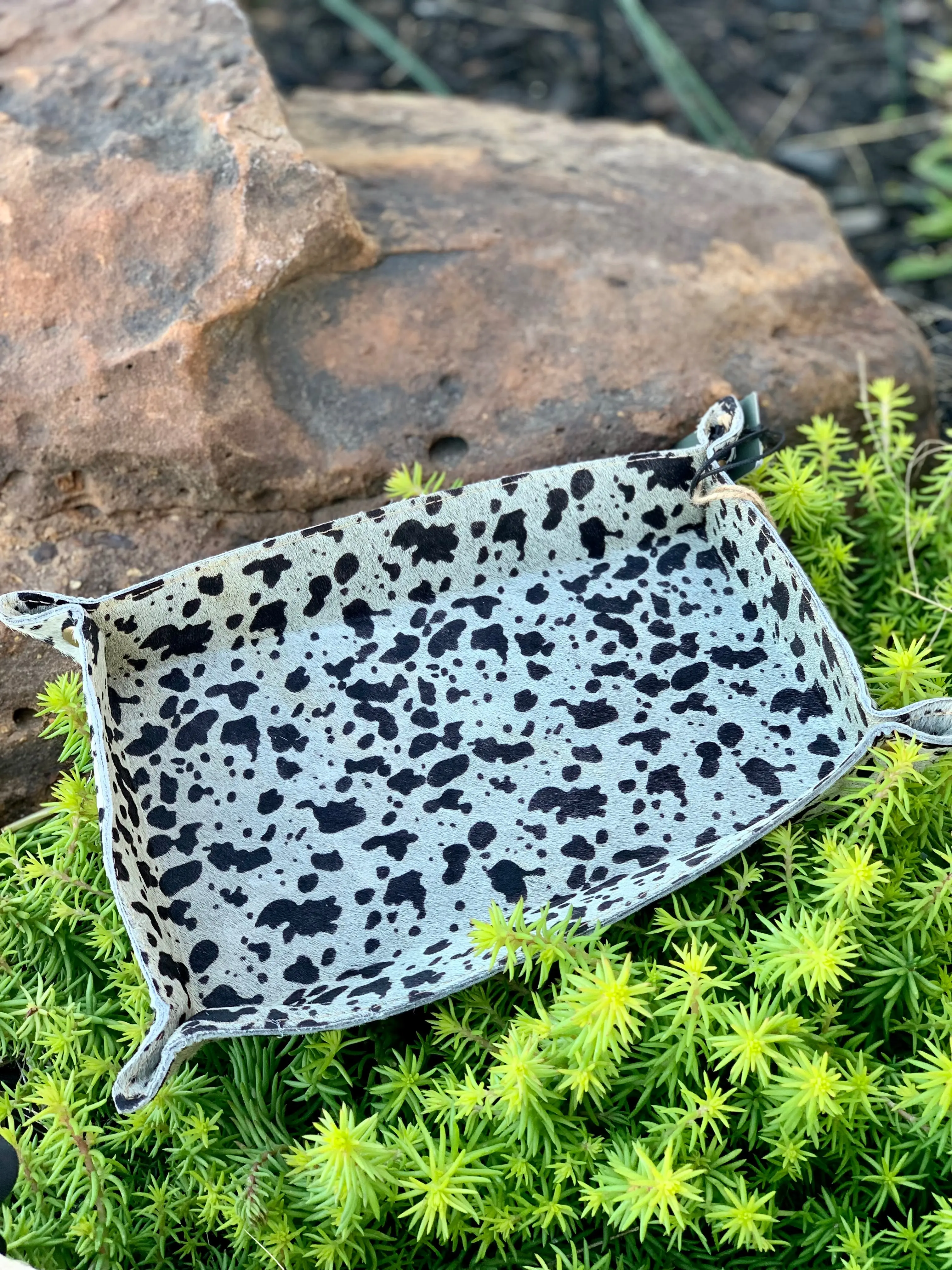 Rectangular Cowhide Tray Rectangular Cowhide Tray