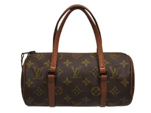 Pre-owned Louis Vuitton Coated Canvas Shoulder Bags Monogram Papillon 22