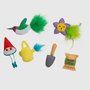 Garden Fur-Ends Cat Toys 6 Pk
