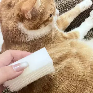 Soft Cat Tongue Sensory Brush, Relieves Pet Grooming Tool, No Electric Plastic Material, Suitable for Styling and Soothing Cats