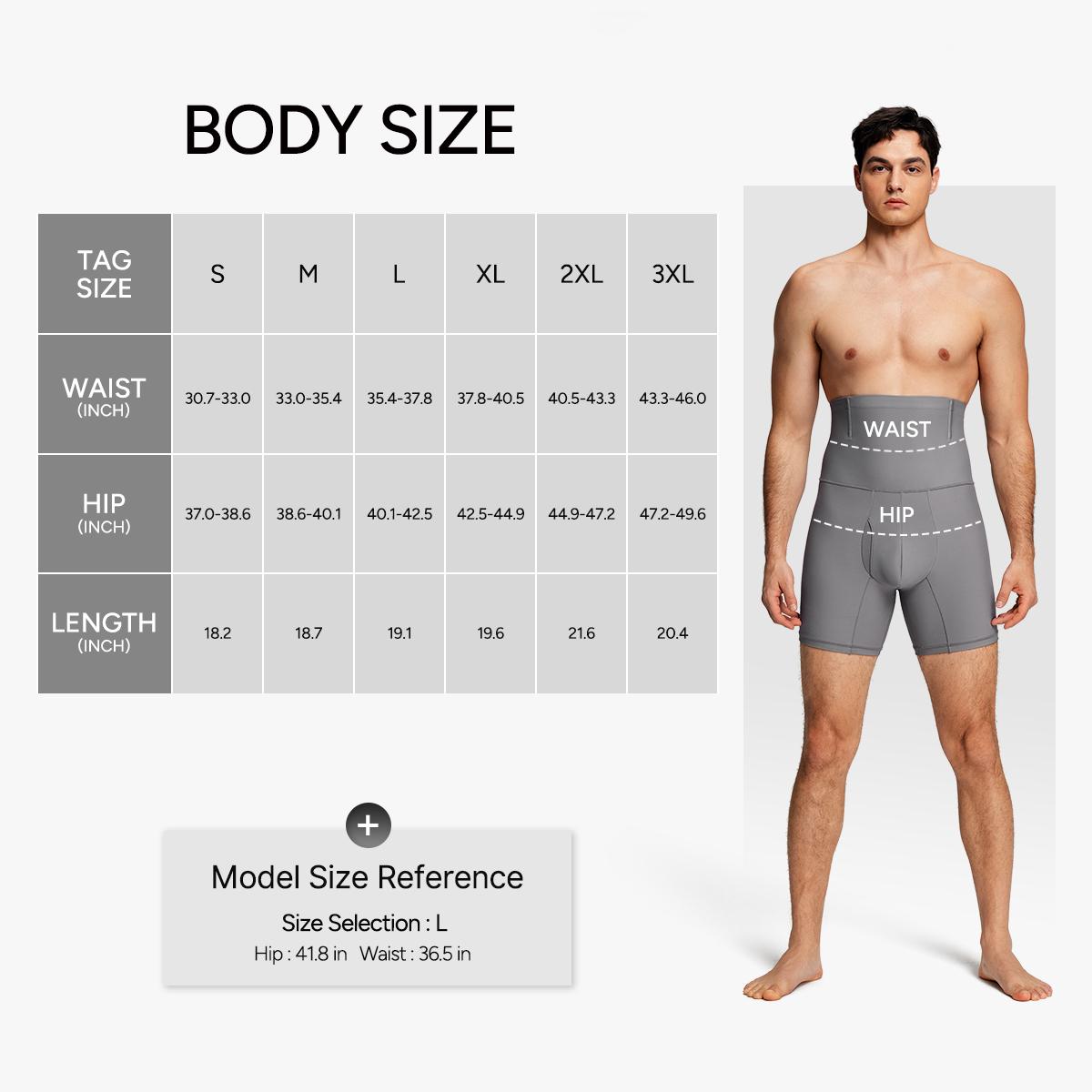 Nebility Men’s 3D Butt Lift High-Waist Shapewear Boxer Briefs, with Built-In One-Piece Fixed Hip Pad, High Waist Seamless Compression Underwear, Breathable Stretch Fabric for Tummy Control, Daily Support & Moisture-Wicking