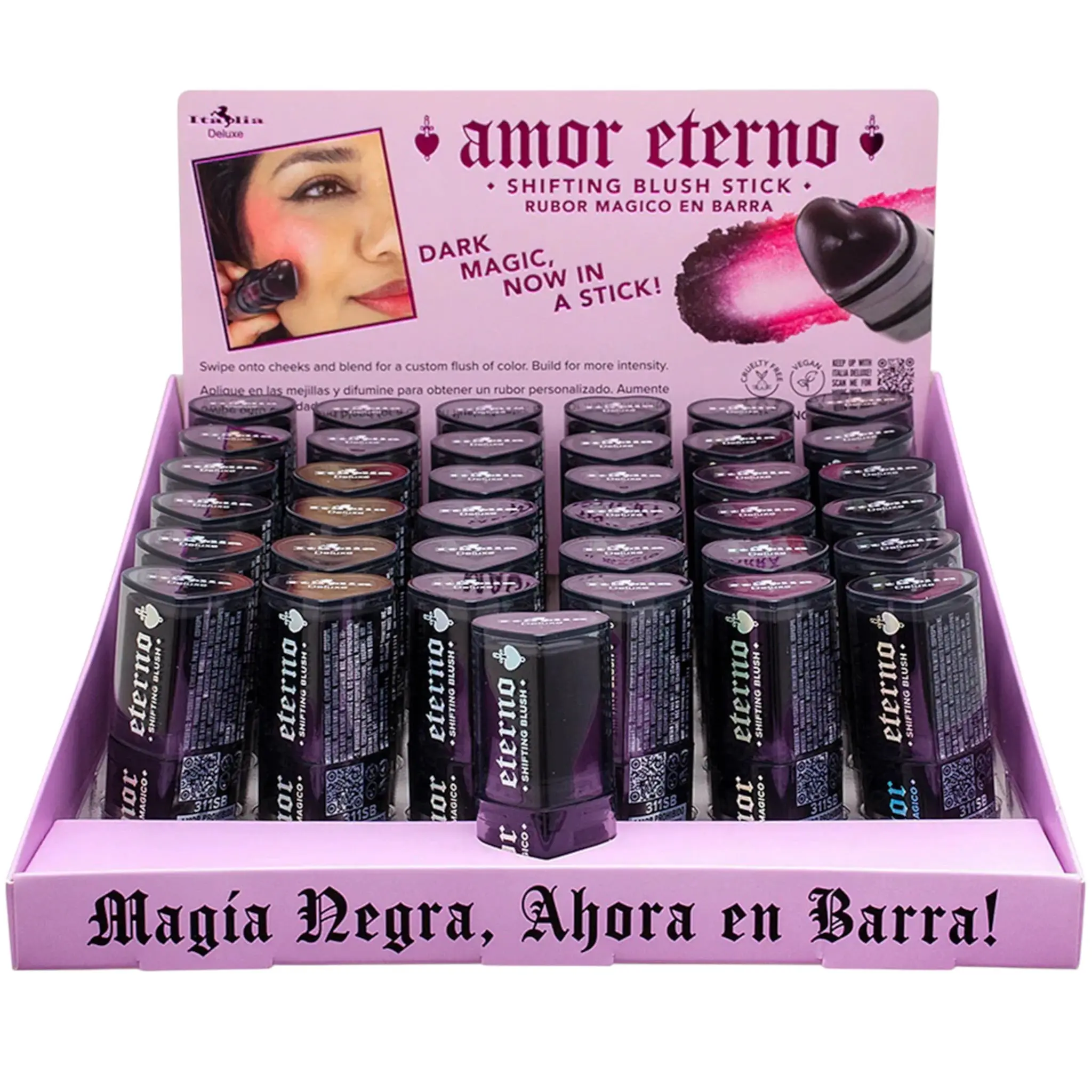 Rubor en Barra Amor Eterno Shifting Italia Deluxe - Venta al por Mayor Display 36 Unidades (311SB)