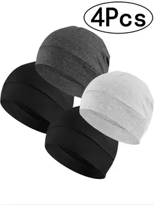 Breathable Running Hat Outdoor Hiking Sports Cap, Windproof Fitted Helmet Liner Headgear, Casual Style All Season Use Adjustable Hat, Sports Outdoor Hats