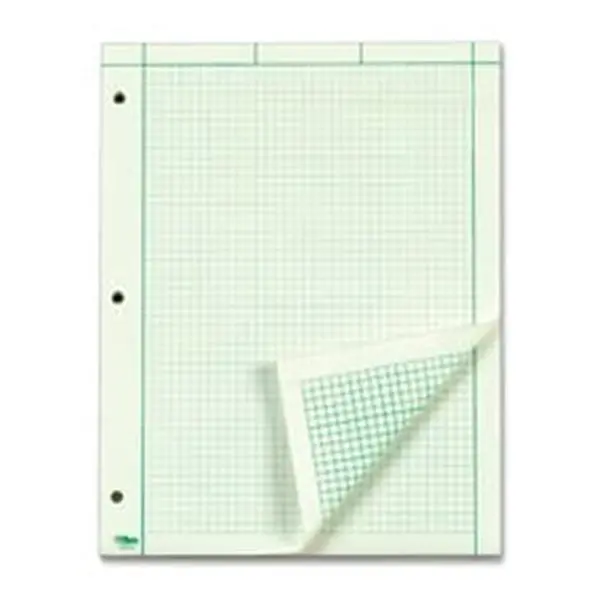 Engineering Comp Pads, 3HP,Rld,100 Sh,8.5 in. x 11 in.,GN