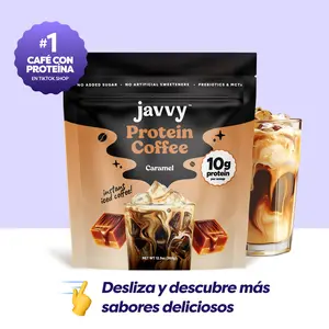 Café Instantáneo con Proteína – Proteína de Suero Premium y Café Instantáneo – Café 100% Arábica – Sin Sabores ni Endulzantes Artificiales