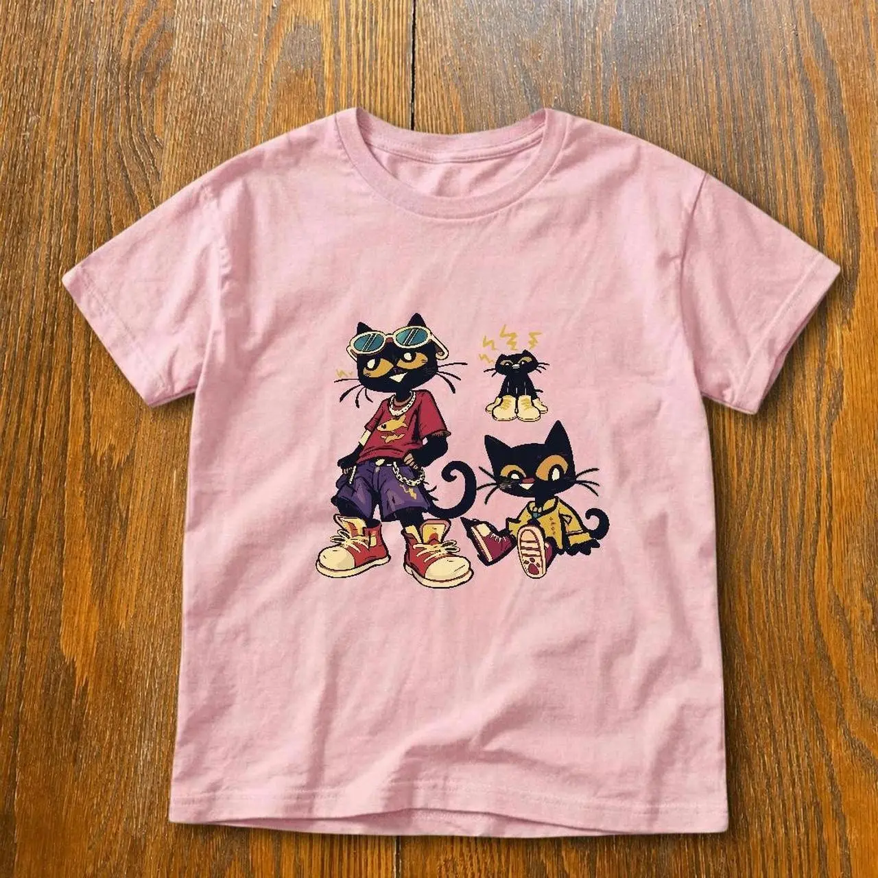 Y2K Pete the Cat Women's baby tee, Cute shirt Vintage, y2k Inspired Baby Tee, aesthetic