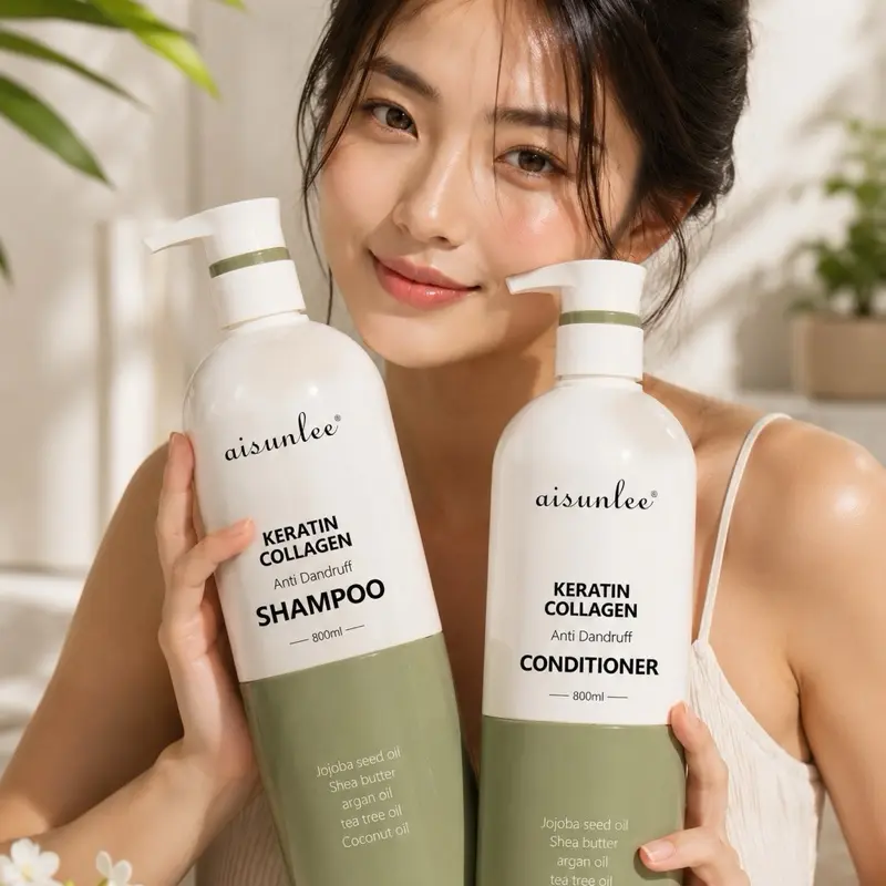 Professional 2-Piece Shampoo & Conditioner Set for Dry, Damaged Hair | Moisturizing, Strengthening, Softening & Shine-Boosting Salon-Quality Hair Care Duo