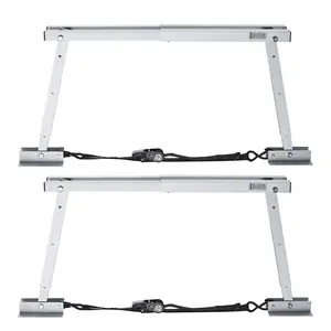 【Summervibes】VEVOR Universal RV Stabilizer, RV Bumper Stabilizer for Trailers, Campers, Fifth Wheel, Compact Foldable Design for Easy Storage, Adjustable Height from 12 inch to 28 inch, Reduces RV Wobble, 2PCS