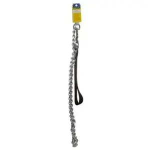 Titan Chain Lead with Nylon Handle - Black