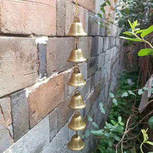 String of Lucky Bells Hanging Decoration Wind Chime, Perfect for Balcony Window Garden Decor, Witch Luck Bell Gift for Lover, Garden Accessories
