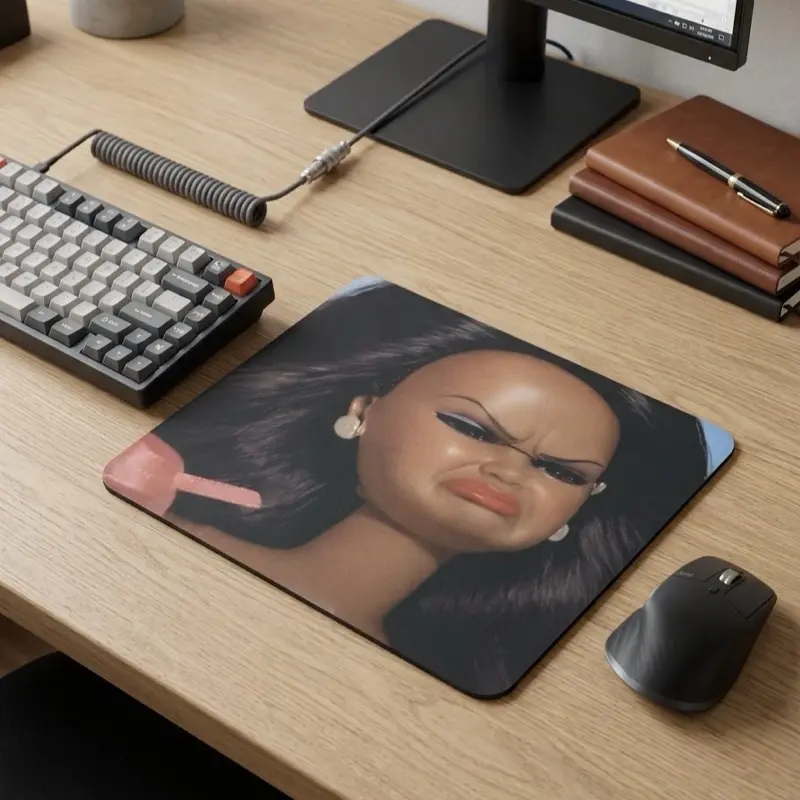 Funny Sublimated Mouse Pad for Work 3 Options Available with Unique Design and Smooth Surface