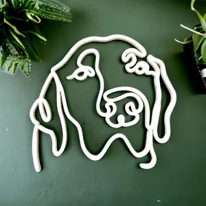 Unique 3D Printed Pet Portraits - Custom Dog and Cat Prints Made to Order, Personalized Handcrafted Art for Cherished Memories and Gifts