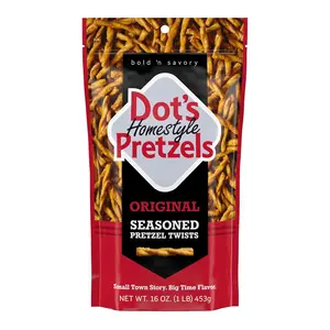 Dot's Pretzels, Original Seasoned Pretzel Twist Snack, 16 oz Grocery Size Bag