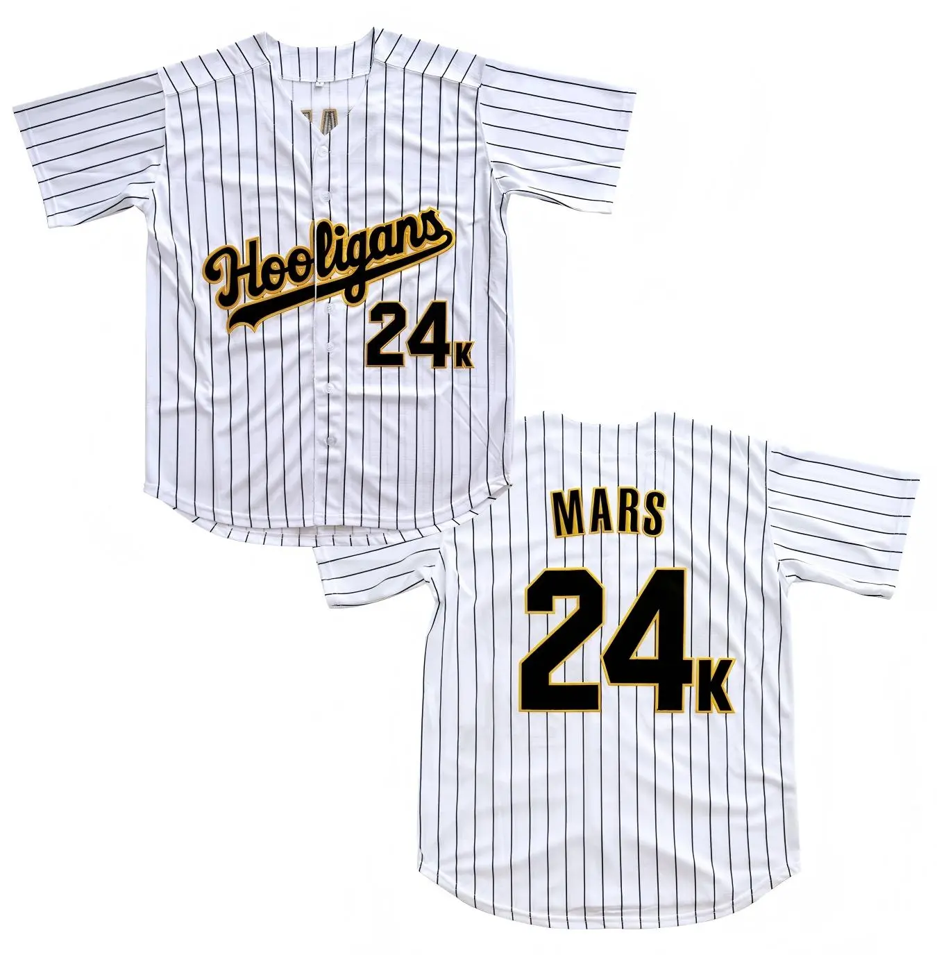 Men's Mars Hooligans Athletic Baseball Sports Jersey - Male, Bold