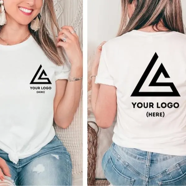 Custom Company Logo Shirt, Custom Logo Front and Back Shirt, Personalized Logo T-Shirt, Custom Brand Shirt, Custom Text Photo Shirt
