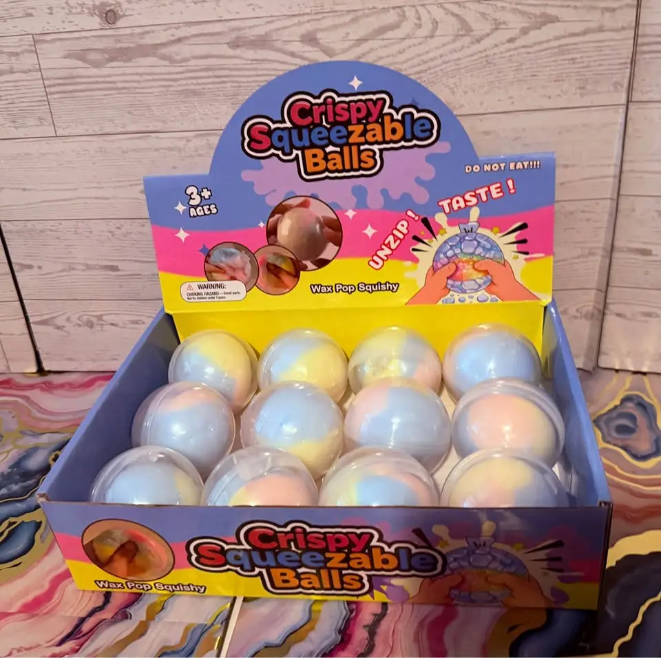 Crispy Ball Wax Squishy 1 Piece Crispy Ball Wax Squishy 1 Piece