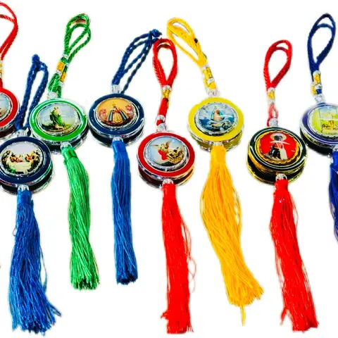 Rear View Mirror / house lucky Religious hanging decor  colgante para el Espejo retrovisor San lazaro caridad yemaya eleggua Decor Ornaments