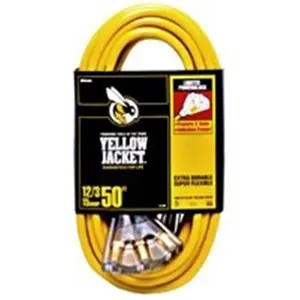 Coleman Cable 2827 4 x 50 Ft. Yellow Jacket Power Block