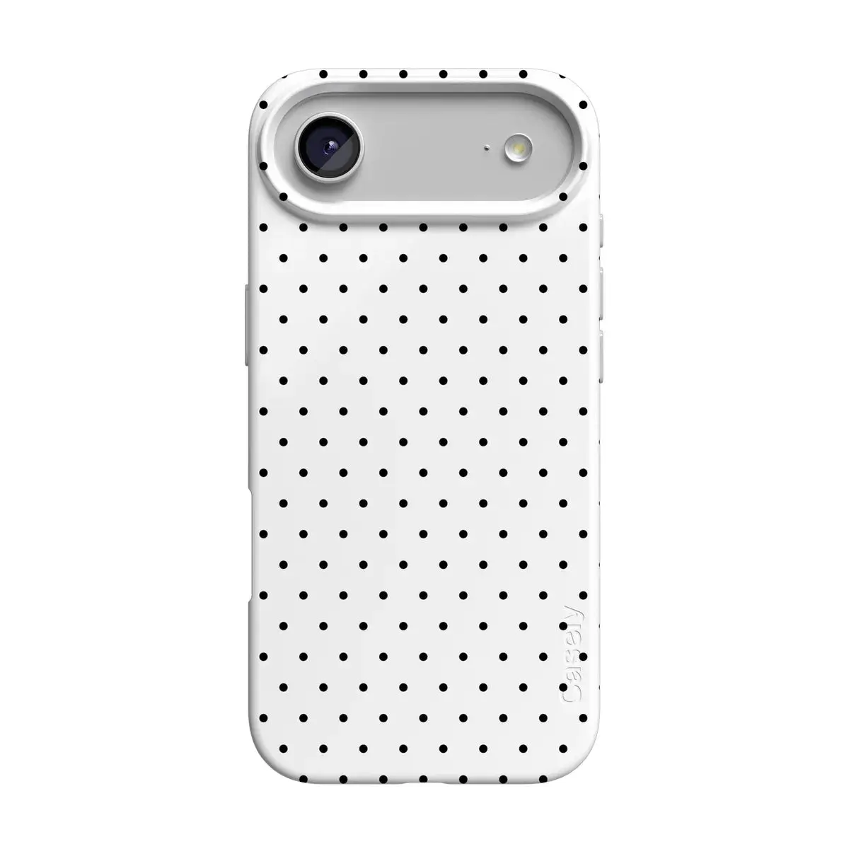 Casely iPhone 17 Air Case | On the Dot | Black Polka Dot | Compatible with MagSafe | Classic Ultra Thin Design
