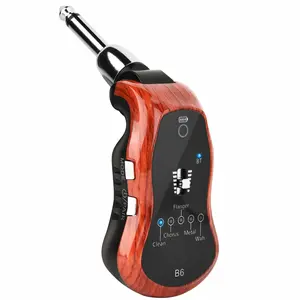 Guitar Effector Reverb Chorus Flanger Overdrive Wow Wah Bluetooth Rechargeable