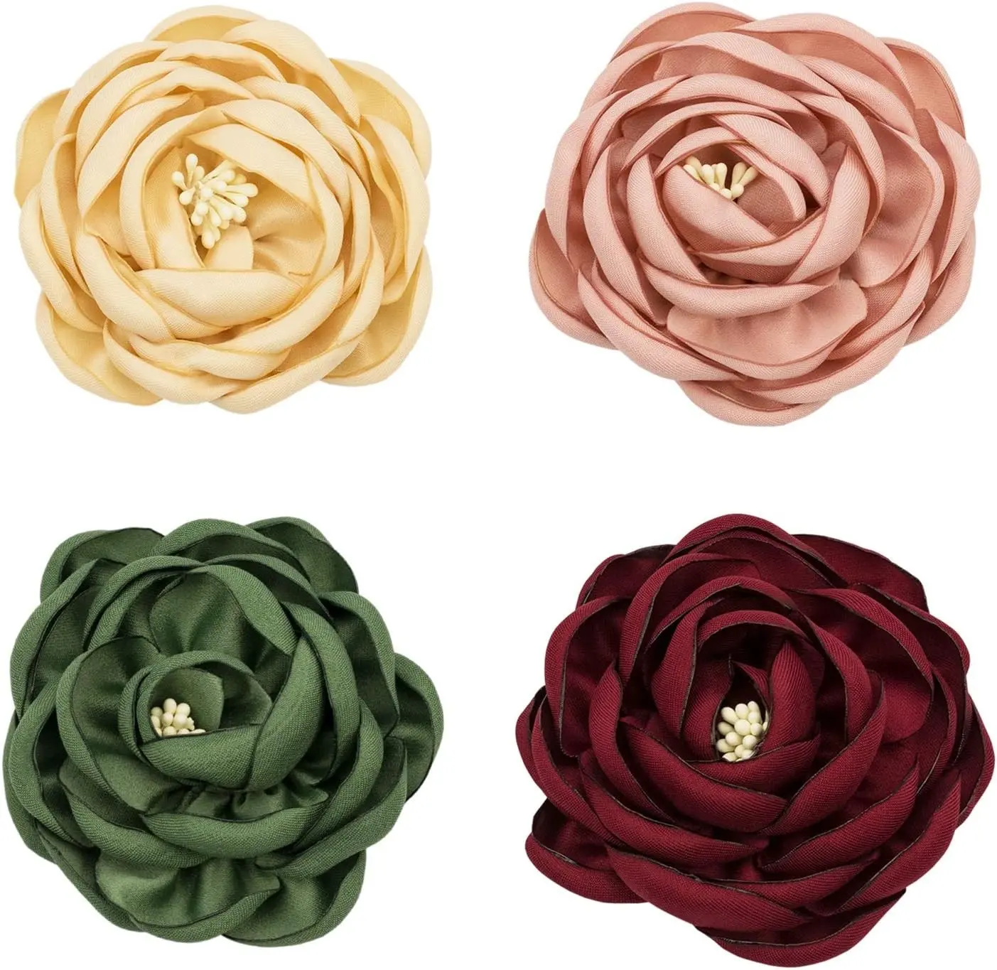 4Pcs Pet Collar Charms Slides Flower Accessories for Dog Collars | Decorative ornament for pets, perfect to decorate dog collar accessories in daily wear and holiday matching