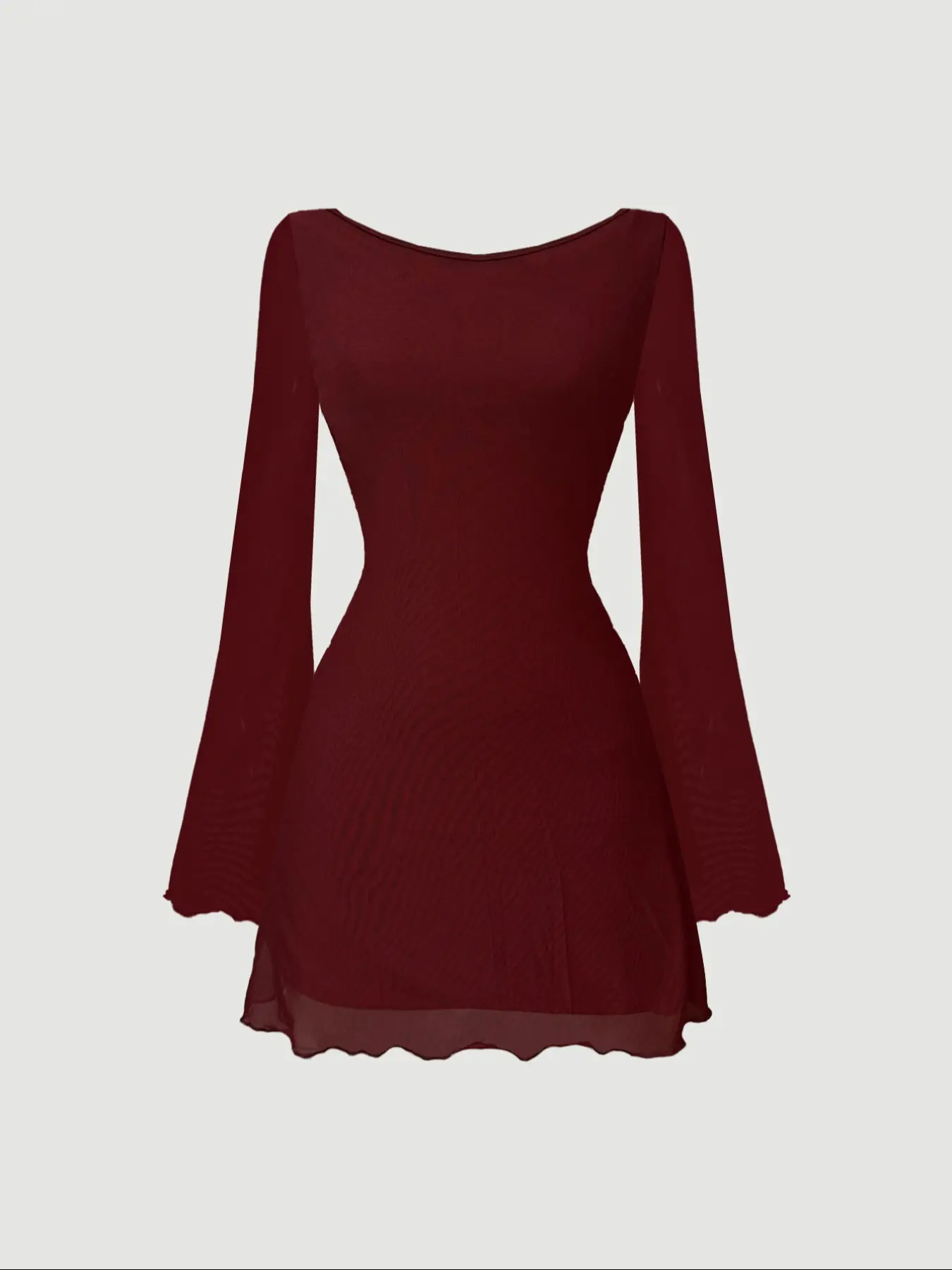 Women's Plain Mesh Lightweight Backless Dress, Elegant One-Shoulder  Neckline, Fitted Style, All Seasons, Perfect for Formal Occasions - TikTok  Shop